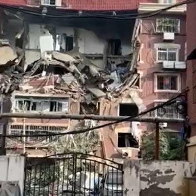 7月19日清晨，天津市北辰區歡顏里小區發生燃氣爆燃。